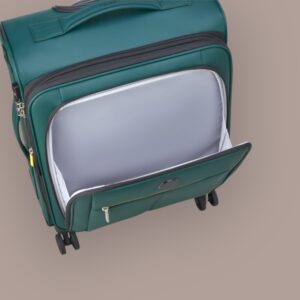 Delsey Dita Slim Βαλίτσα Καμπίνας 55cm Πράσινη