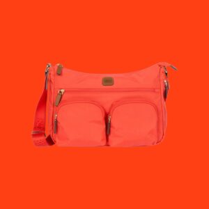 Bric’s Τσάντα Ώμου Γυναικεία X-Bag Poppy Κοραλί