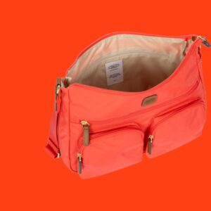 Bric’s Τσάντα Ώμου Γυναικεία X-Bag Poppy Κοραλί