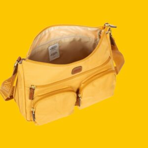 Bric’s Τσάντα Ώμου X-Bag Honey Κίτρινη Γυναικεία