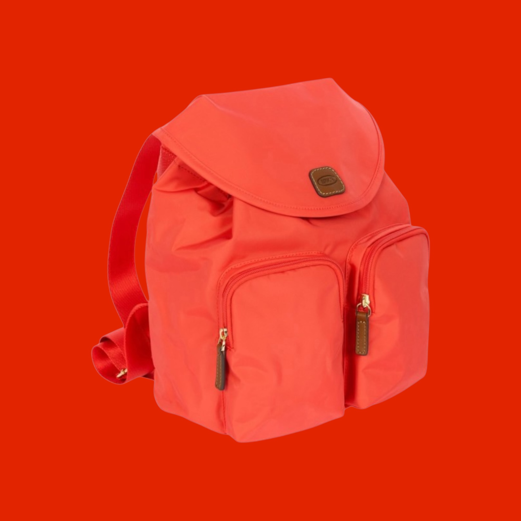 Bric’s Τσάντα Πλάτης X-Bag Poppy Κοραλί Γυναικεία