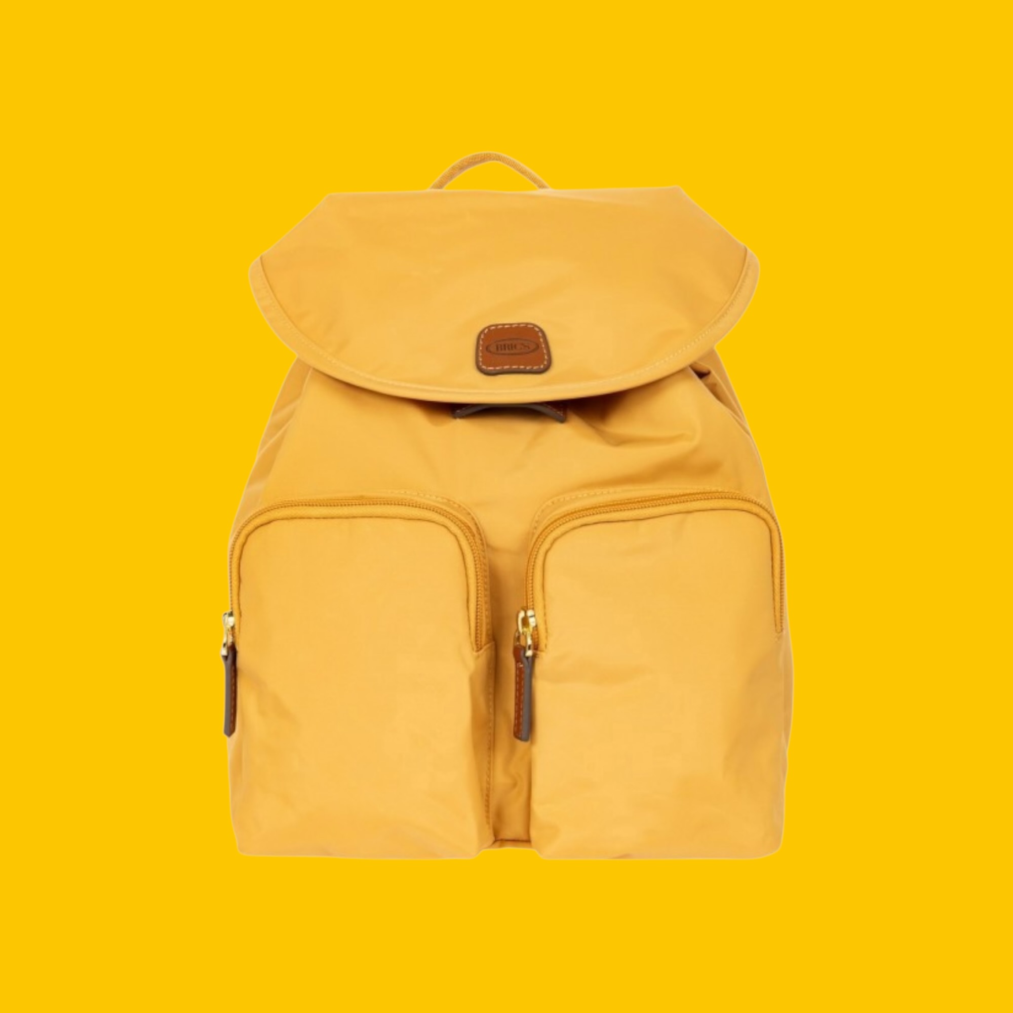 Bric’s Τσάντα Πλάτης X-Bag Honey Κίτρινη Γυναικεία