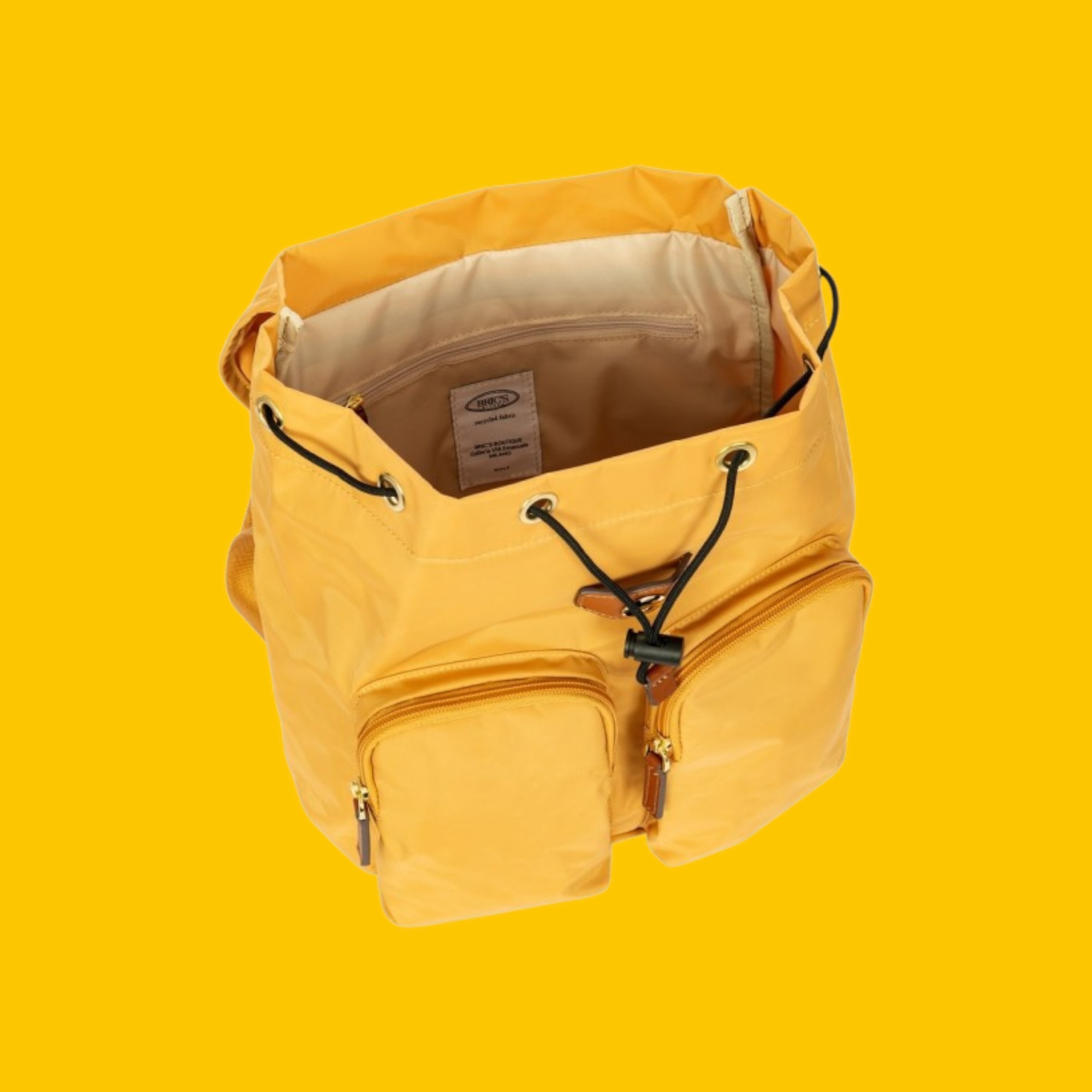 Bric’s Τσάντα Πλάτης X-Bag Honey Κίτρινη Γυναικεία