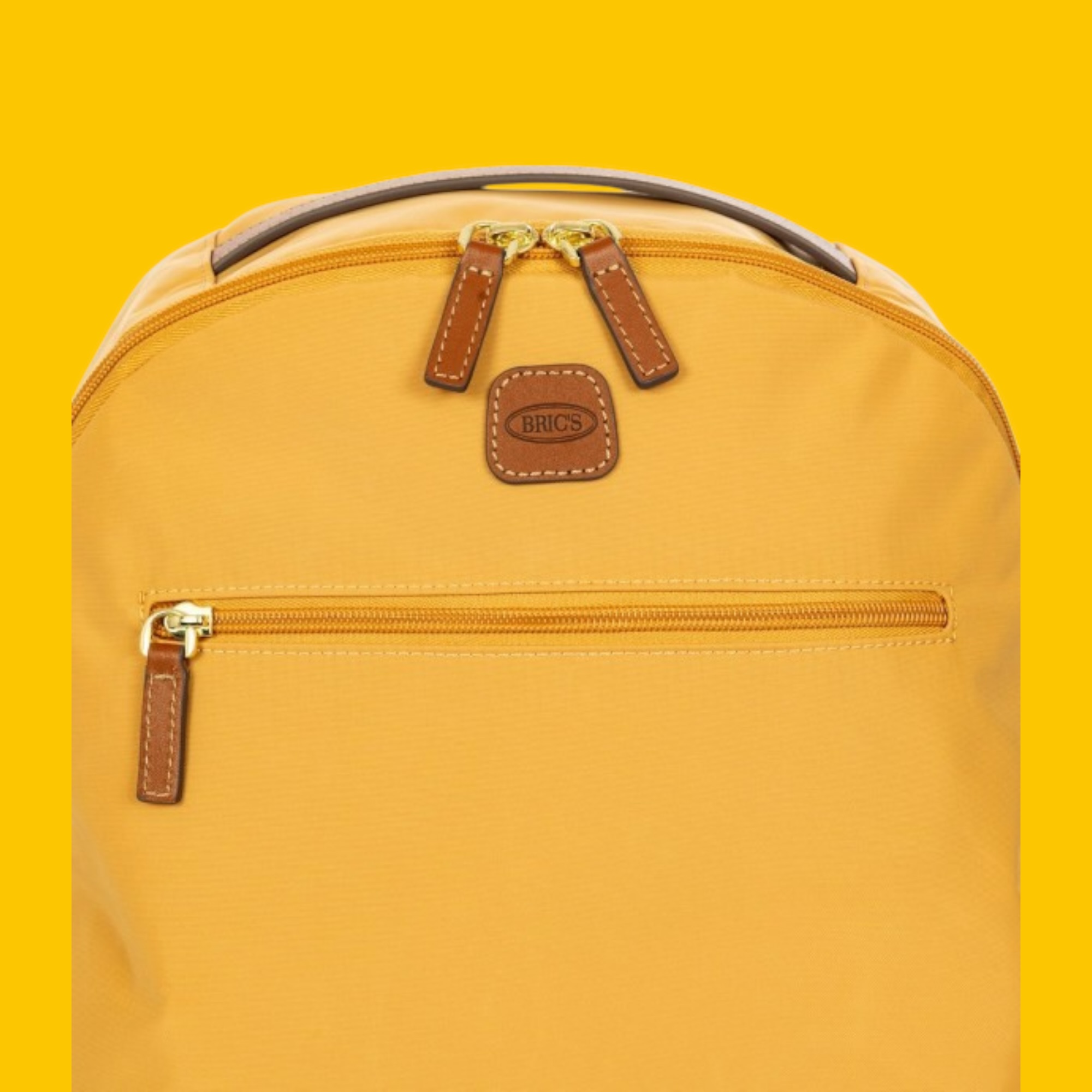 Bric’s Τσάντα Πλάτης X-Bag Honey Κίτρινη Γυναικεία