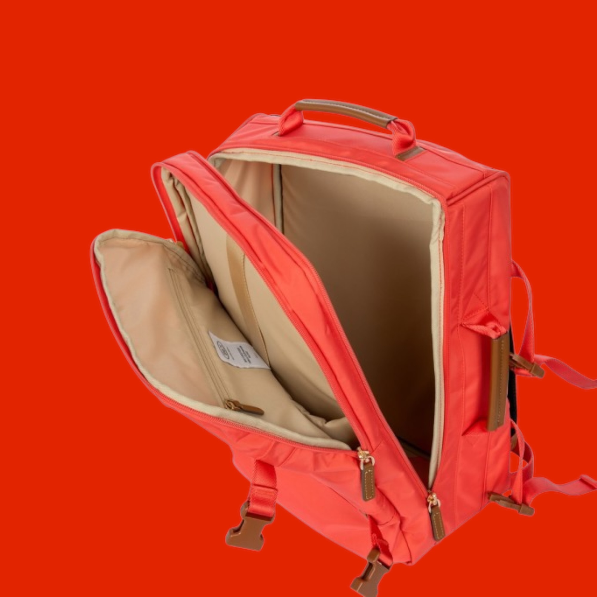 Bric’s Σακίδιο Ταξιδίου 22Lt X-Travel Poppy Κοραλί