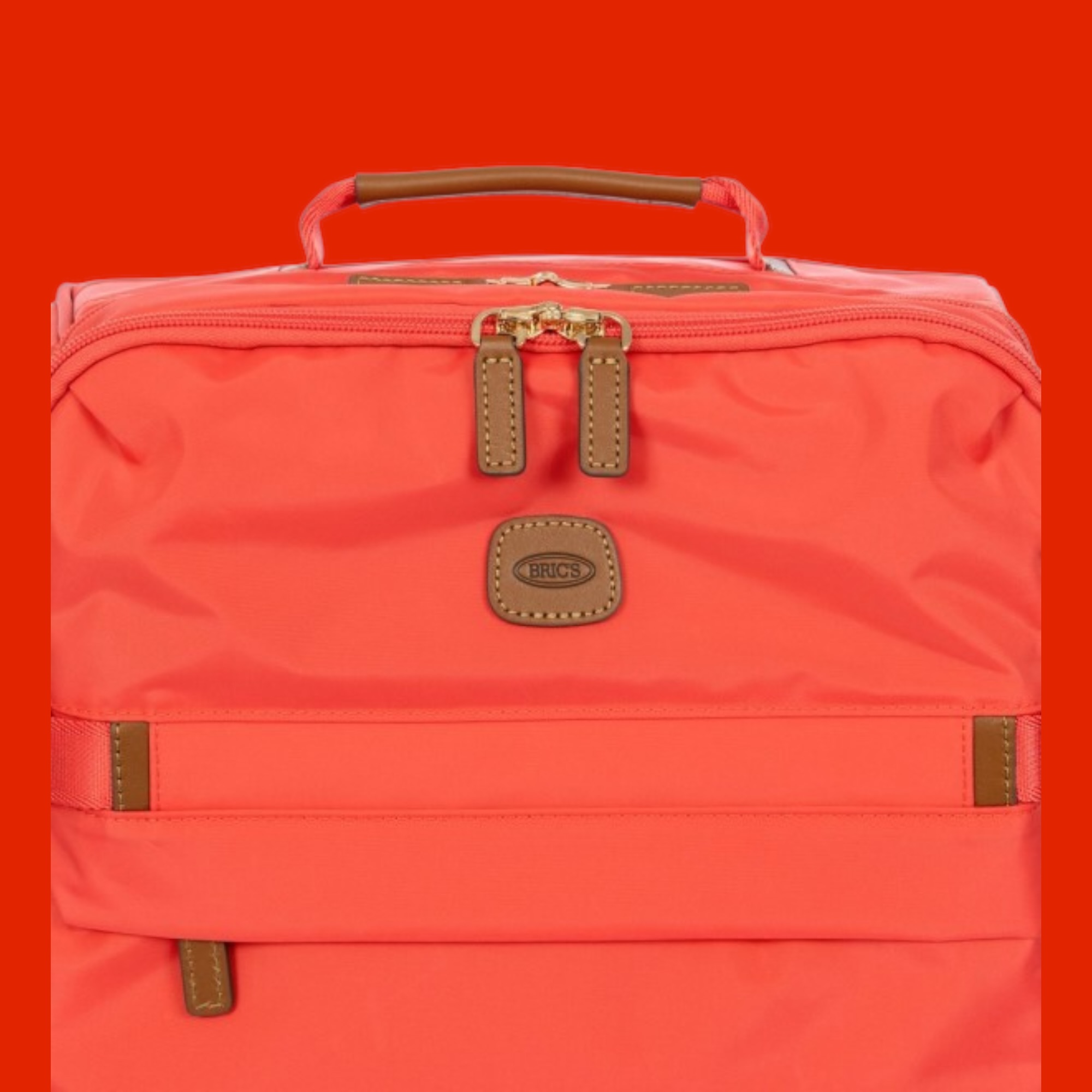 Bric’s Σακίδιο Ταξιδίου 22Lt X-Travel Poppy Κοραλί