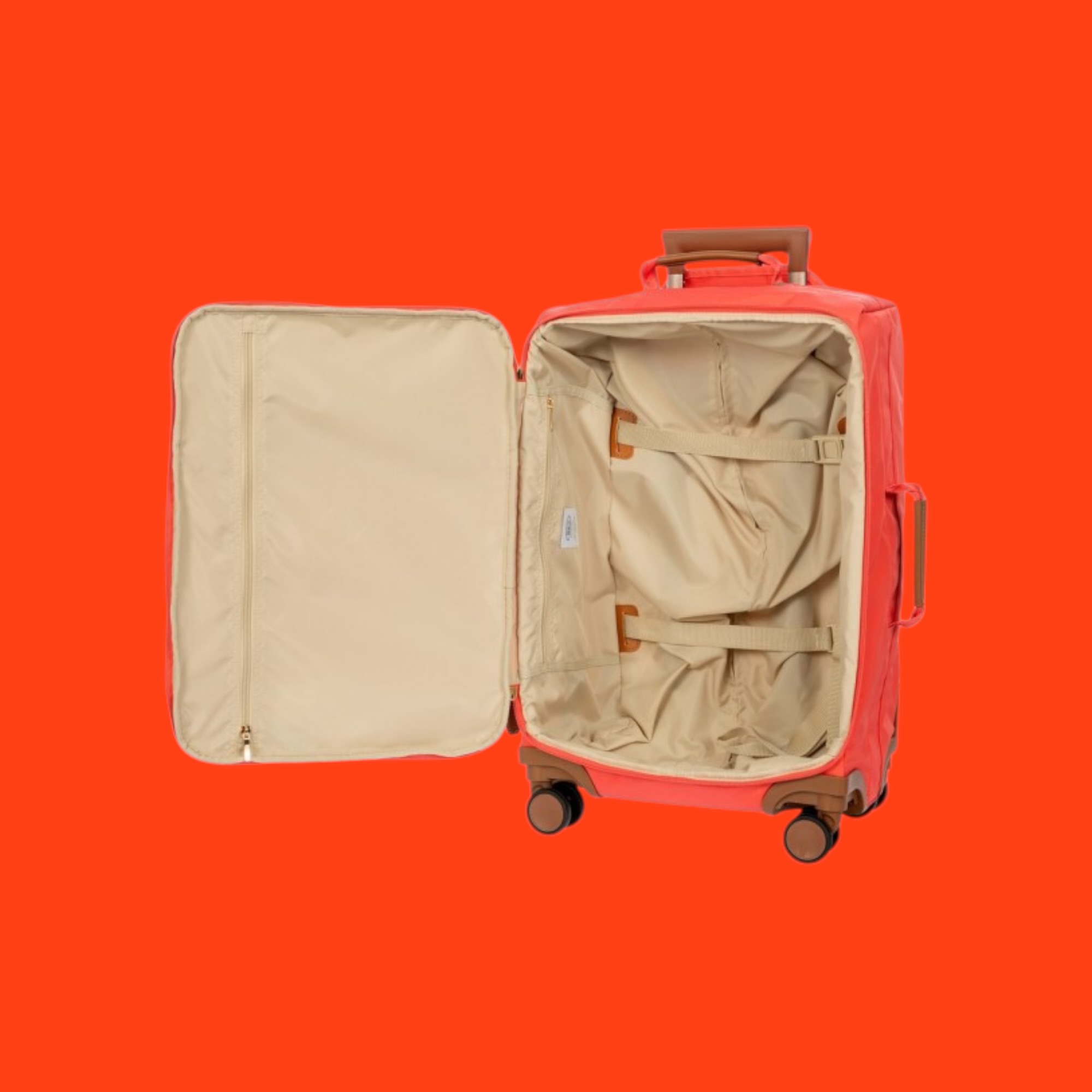 Bric’s Βαλίτσα Καμπίνας 55cm X-Travel Poppy Κοραλί