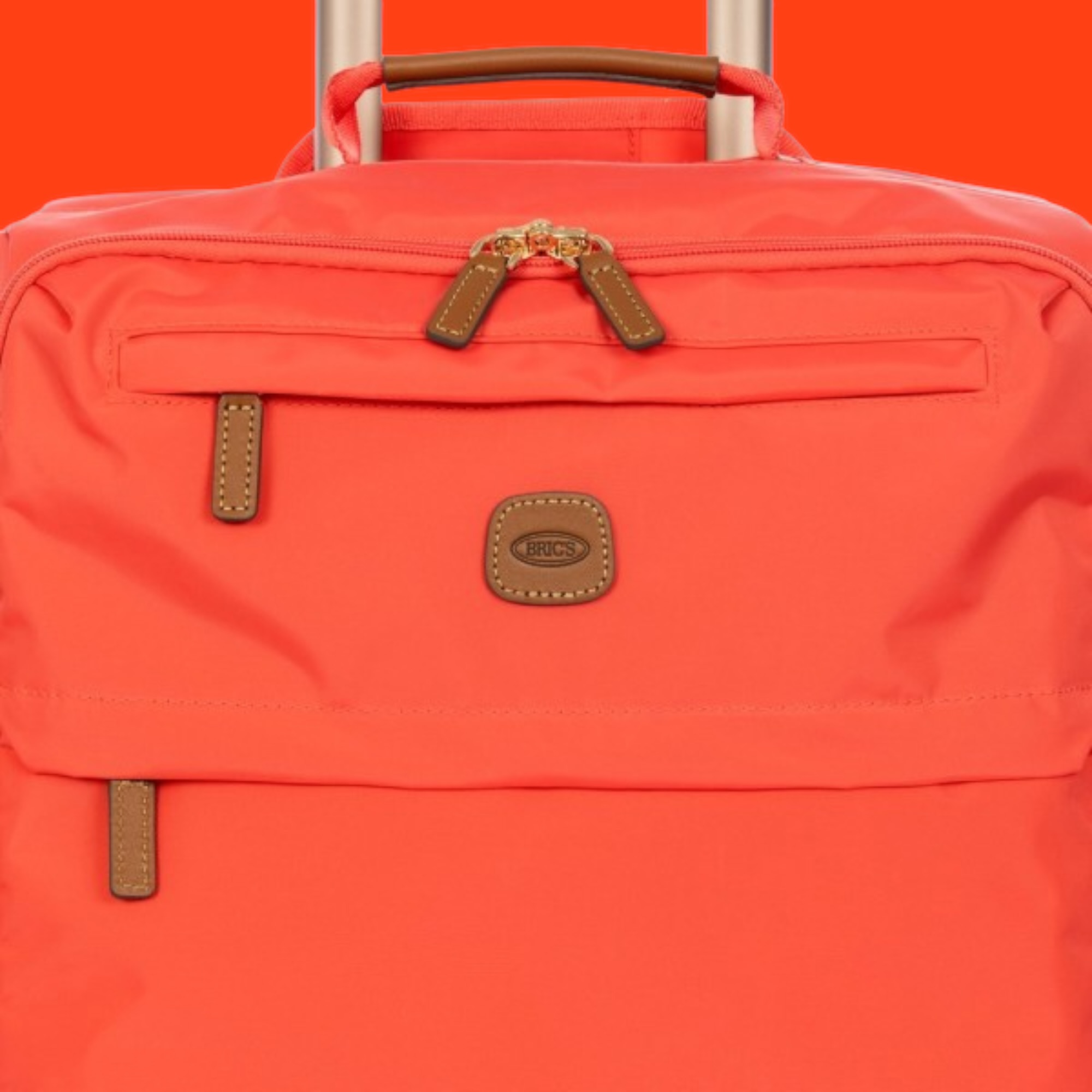 Bric’s Βαλίτσα Καμπίνας 55cm X-Travel Poppy Κοραλί