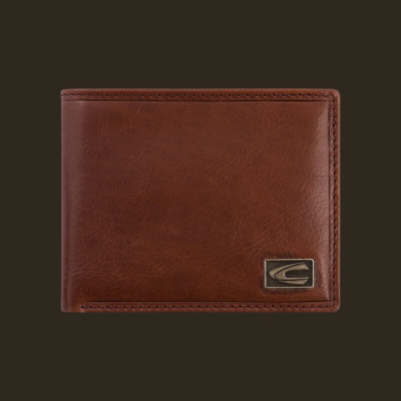 Camel Active δερμάτινο πορτοφόλι καφέ με κλασικό ανδρικό σχεδιασμό