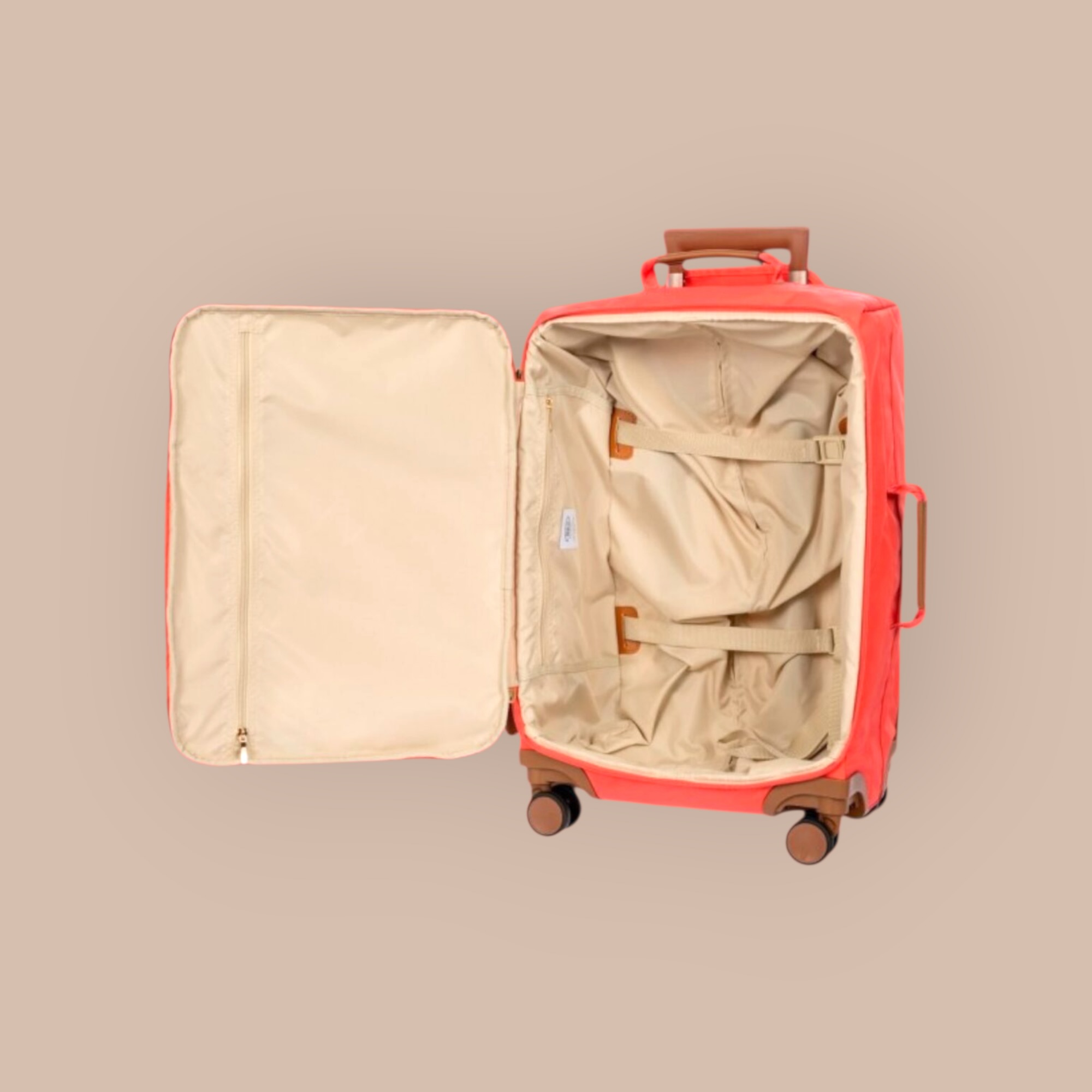 Bric’s Βαλίτσα Καμπίνας 55cm X-Travel Poppy Κοραλί
