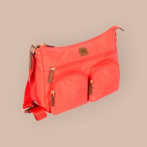 Bric’s Τσάντα Ώμου Γυναικεία X-Bag Poppy Κοραλί