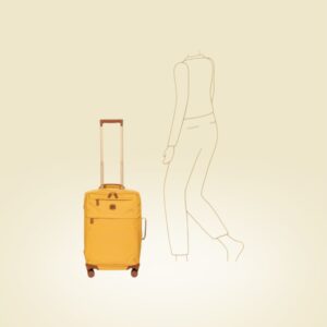 Bric’s X-Travel Βαλίτσα Καμπίνας 55cm Honey Κίτρινη