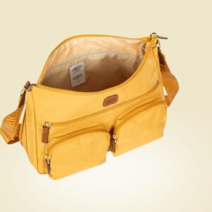 Bric’s Τσάντα Ώμου X-Bag Honey Κίτρινη Γυναικεία