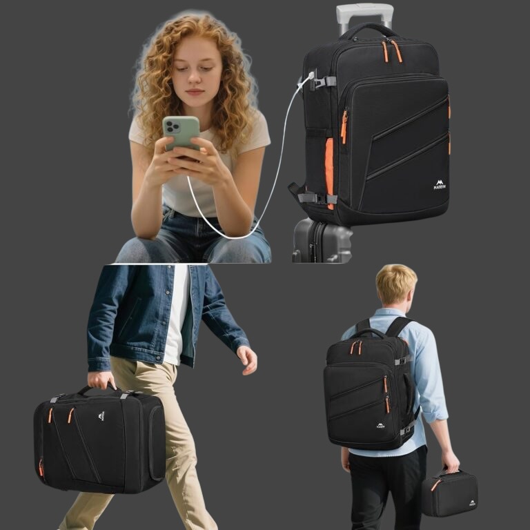 Matein 6738 Σακίδιο Πλάτης Cabin Size 30L 17” Μαύρο