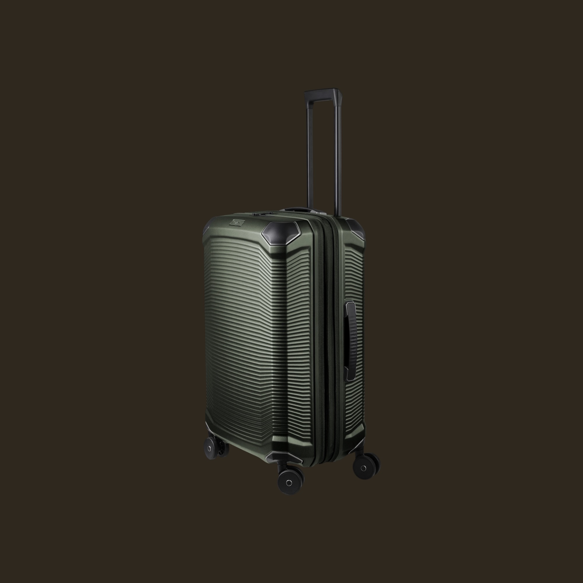 Travelite μεσαία βαλίτσα Millennium M Pine Green 67cm