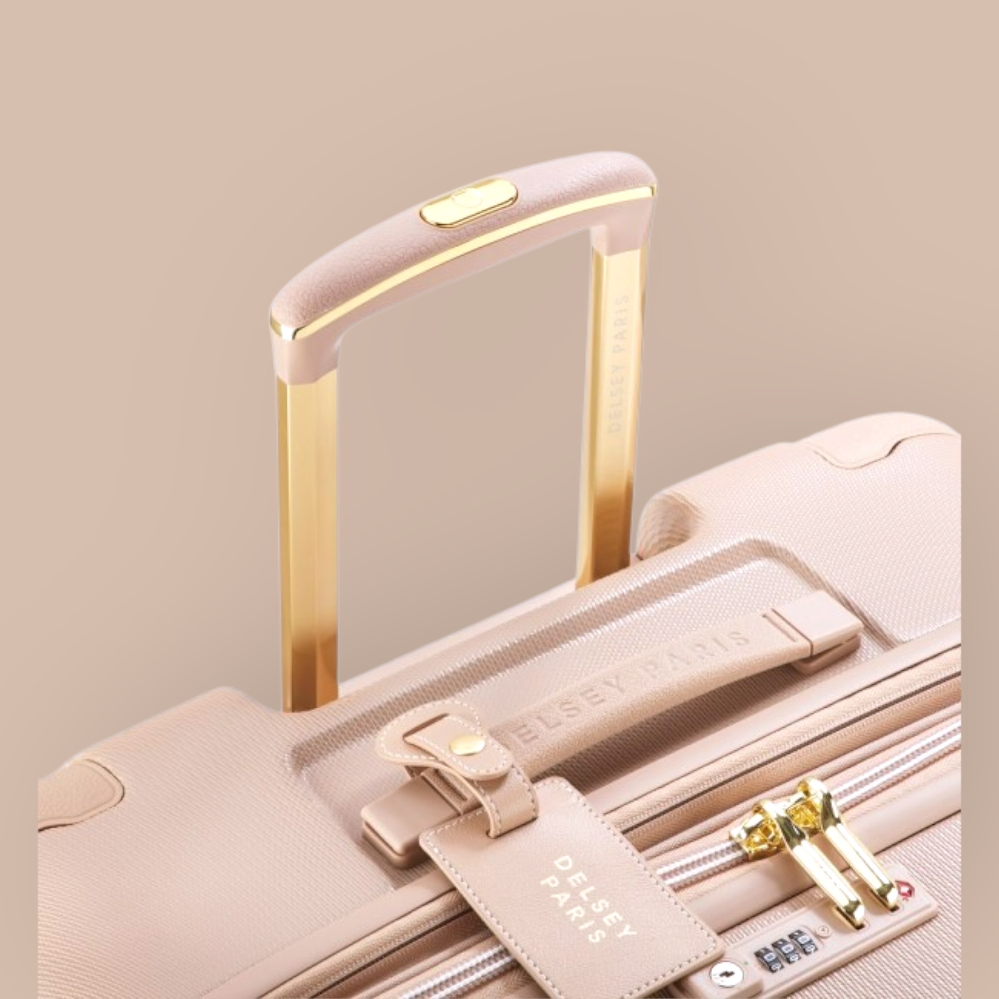 Delsey μεγάλη βαλίτσα Chatelet Air 2.0 77cm Beige Rose