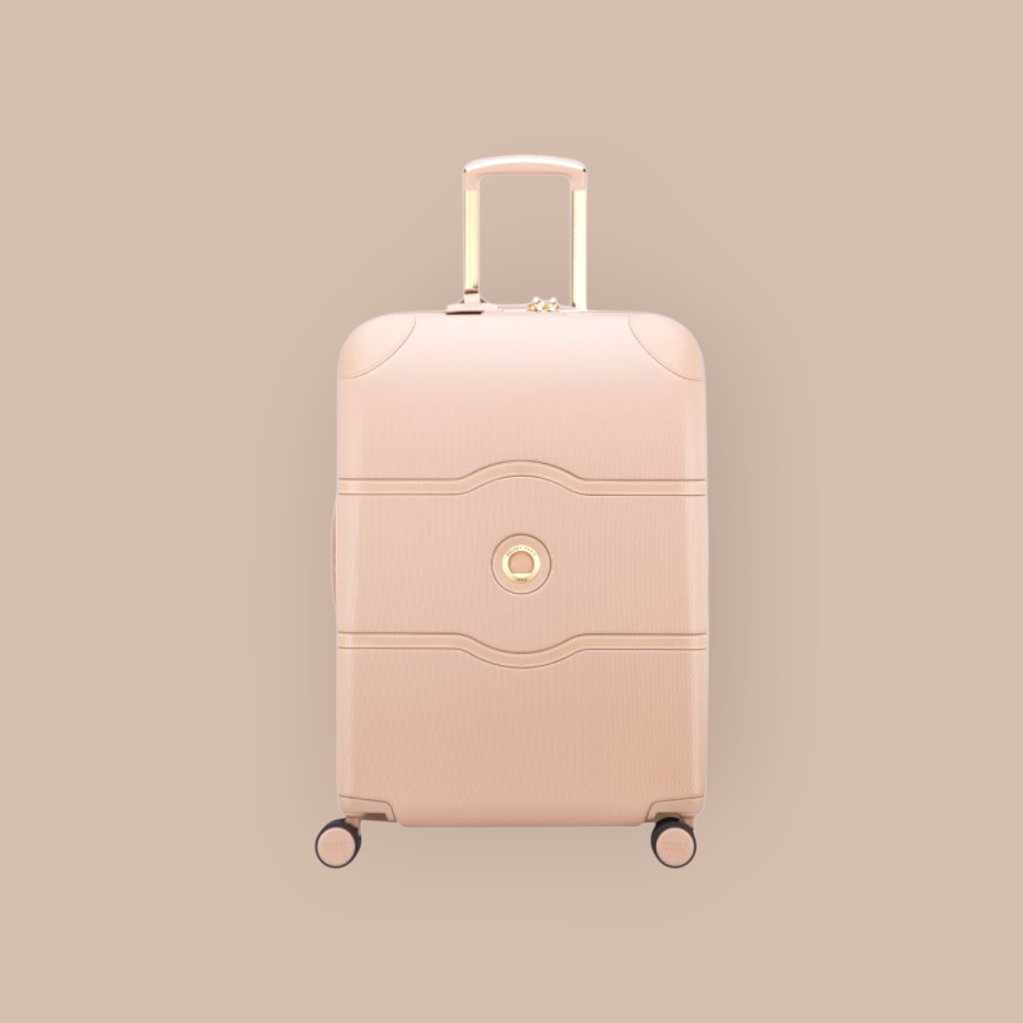 Delsey μεσαία βαλίτσα Chatelet Air 2.0 67cm Beige Rose