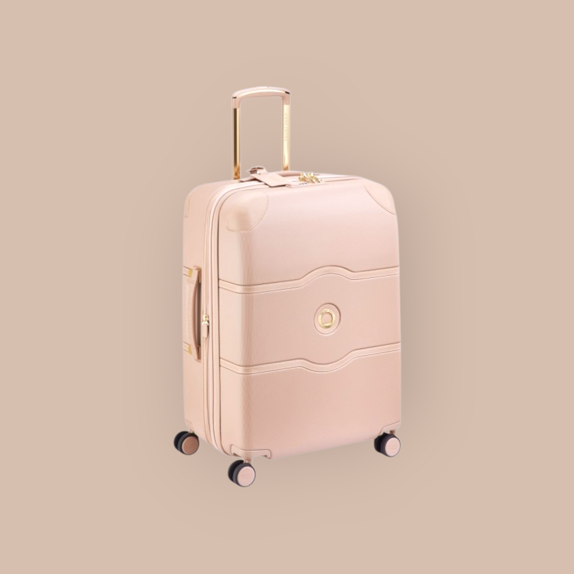 Delsey μεσαία βαλίτσα Chatelet Air 2.0 67cm Beige Rose
