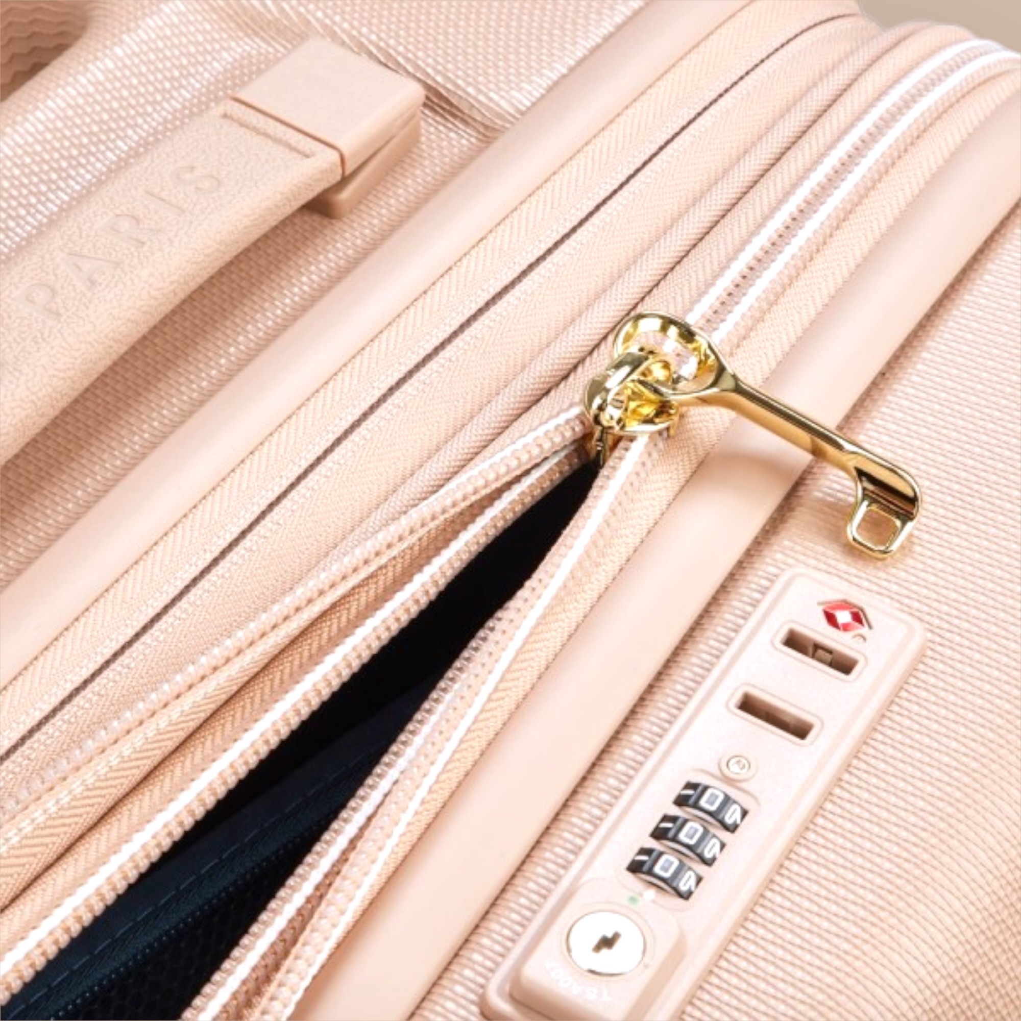 Delsey μεσαία βαλίτσα Chatelet Air 2.0 67cm Beige Rose