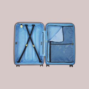 Delsey μεγάλη βαλίτσα Lutece 76cm Beige Expandable