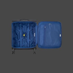 Delsey Brochant Slim Βαλίτσα Καμπίνας 55x40x20cm Μαύρη