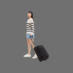 Kipling Aviana Βαλίτσα Καμπίνας 54x33x25cm Μαύρη