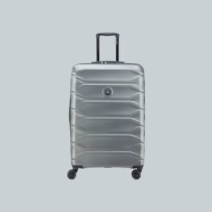 Delsey Meteor Μεγάλη Βαλίτσα 76x50x32/35cm Ασημί