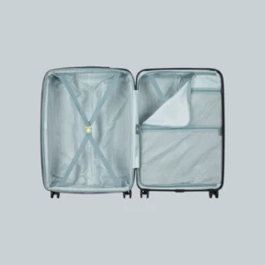 Delsey Meteor Μεγάλη Βαλίτσα 76x50x32/35cm Ασημί