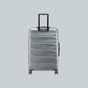 Delsey Meteor Μεγάλη Βαλίτσα 76x50x32/35cm Ασημί