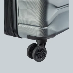 Delsey Meteor Μεγάλη Βαλίτσα 76x50x32/35cm Ασημί