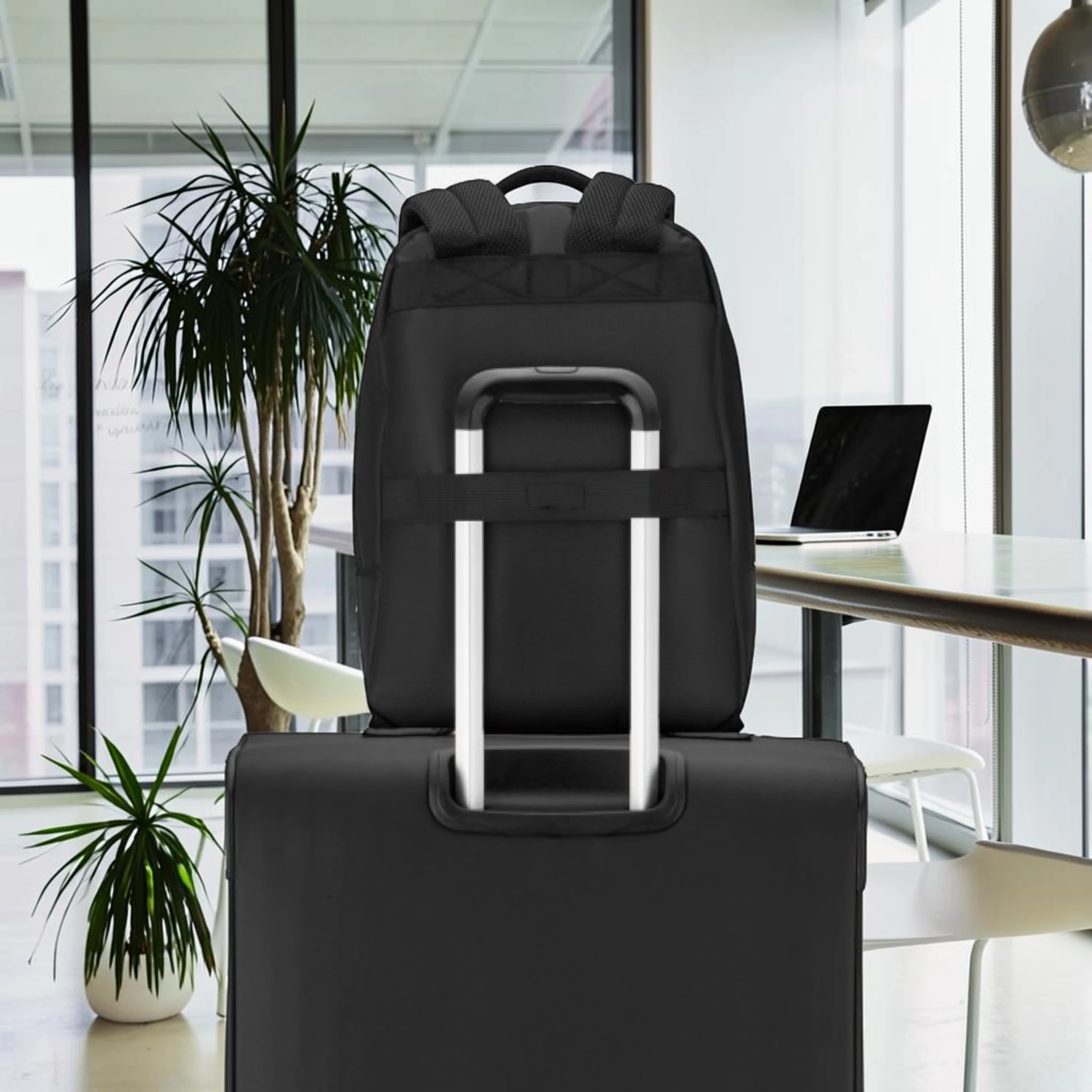 Delsey Dita Σακίδιο Laptop 15.6” Μαύρο