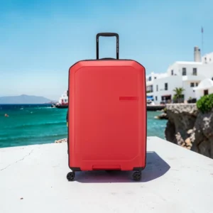 Delsey Anvers Μεγάλη Βαλίτσα 75,5x49x31/34cm Κόκκινη
