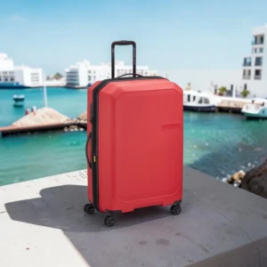 Delsey Anvers Μεγάλη Βαλίτσα 75,5x49x31/34cm Κόκκινη