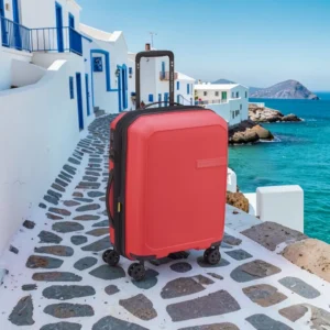 Delsey Anvers Βαλίτσα Καμπίνας 55x35x22,5/25,5cm Κόκκινη