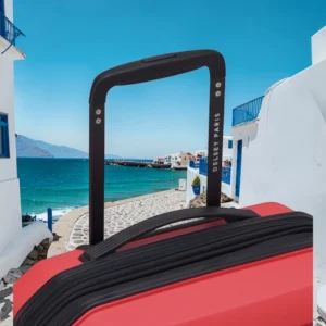 Delsey Anvers Βαλίτσα Καμπίνας 55x35x22,5/25,5cm Κόκκινη