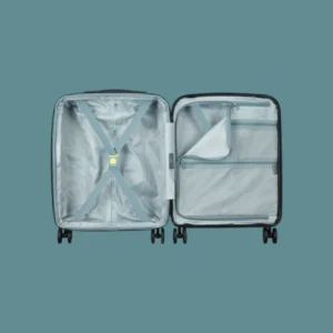 Delsey Meteor Slim Βαλίτσα Καμπίνας 55x40x20/22cm Πράσινη