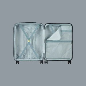Delsey Meteor Μεσαία Βαλίτσα 68x44x26,5/29,5cm Ασημί