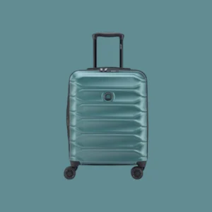 Delsey Meteor Slim Βαλίτσα Καμπίνας 55x40x20/22cm Πράσινη
