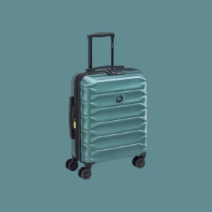 Delsey Meteor Slim Βαλίτσα Καμπίνας 55x40x20/22cm Πράσινη