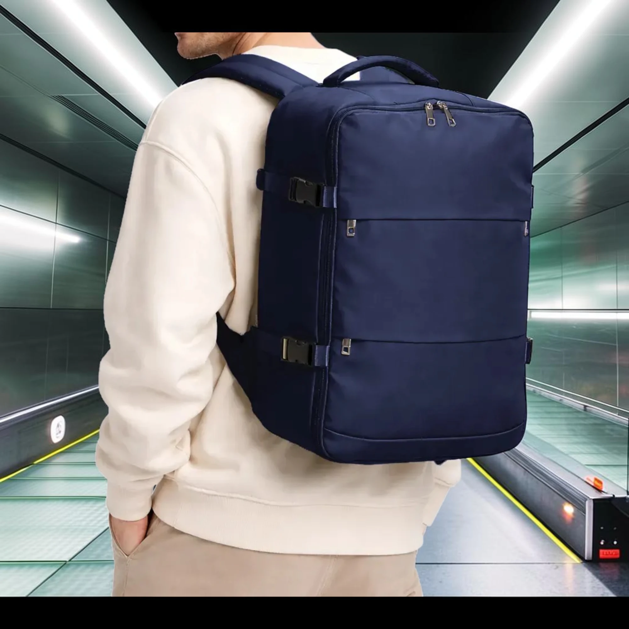 Benzi Diamond DM5897 Σακίδιο Underseat 40x30x20cm Μπλε