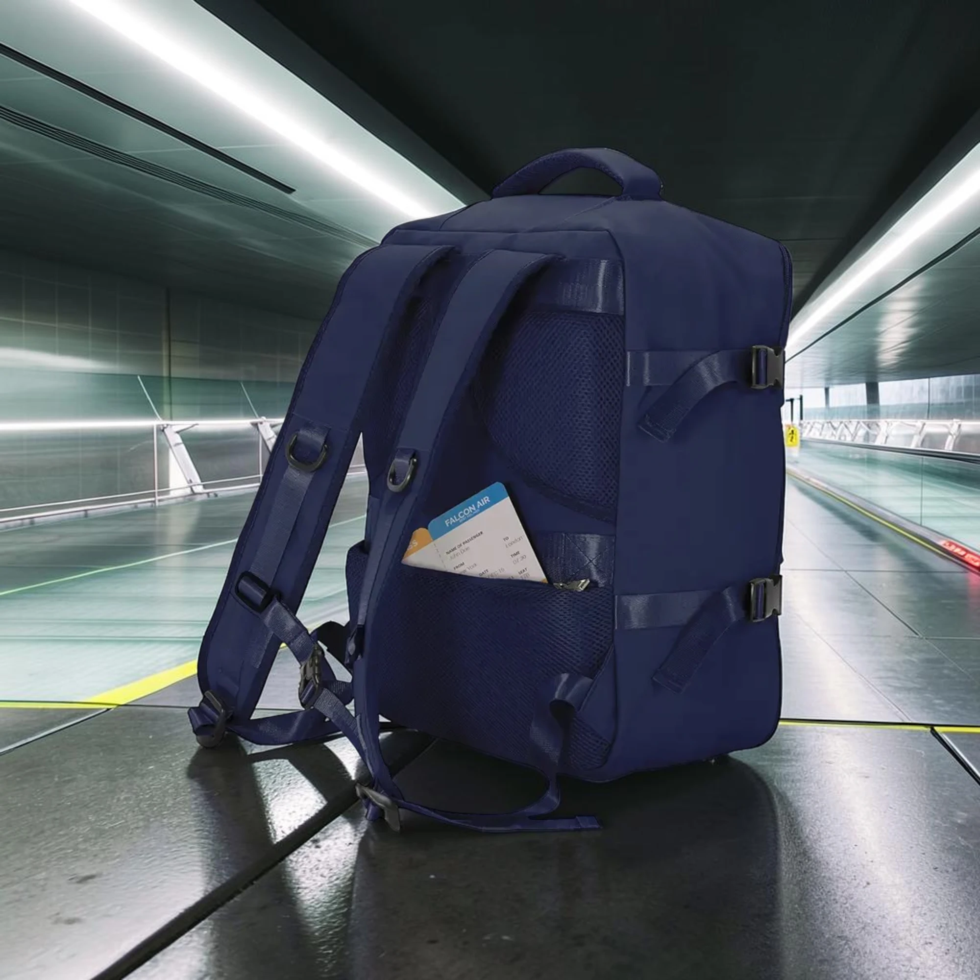 Benzi Diamond DM5897 Σακίδιο Underseat 40x30x20cm Μπλε