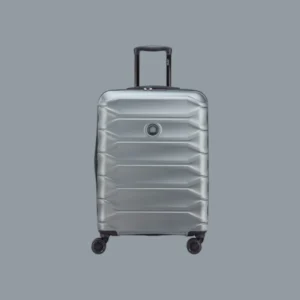 Delsey Meteor Μεσαία Βαλίτσα 68x44x26,5/29,5cm Ασημί