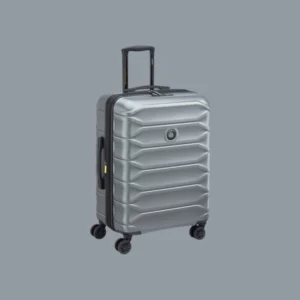 Delsey Meteor Μεσαία Βαλίτσα 68x44x26,5/29,5cm Ασημί