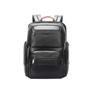 Bopai Δερμάτινο Σακίδιο Laptop 15,6” 20L Μαύρο