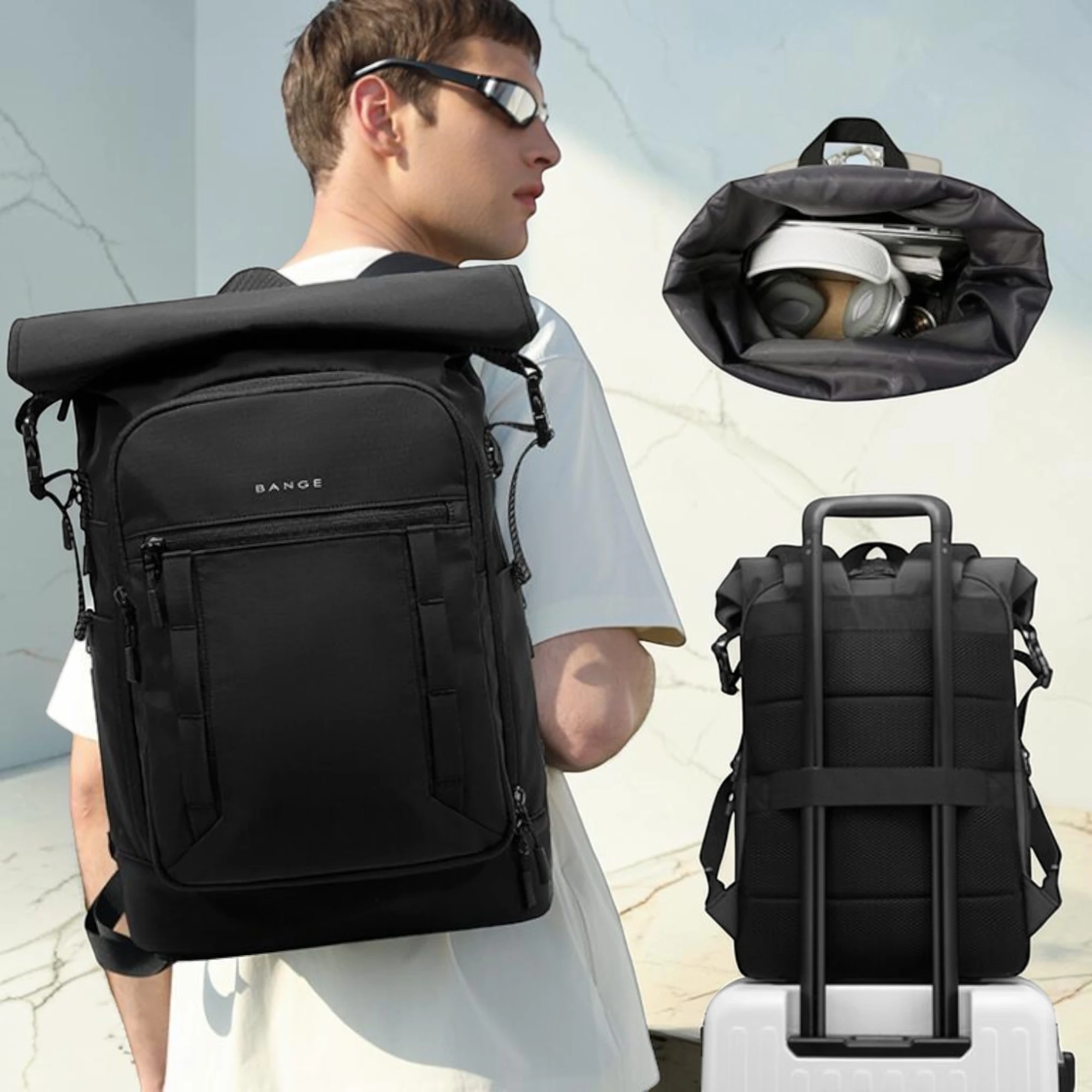 Bange 8109 Σακίδιο Laptop 15,6” 18L Μαύρο