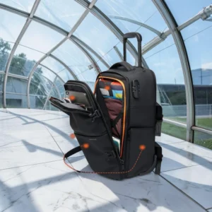 Bange 8150 Σακίδιο Πλάτης με Ρόδες 35L Μαύρο
