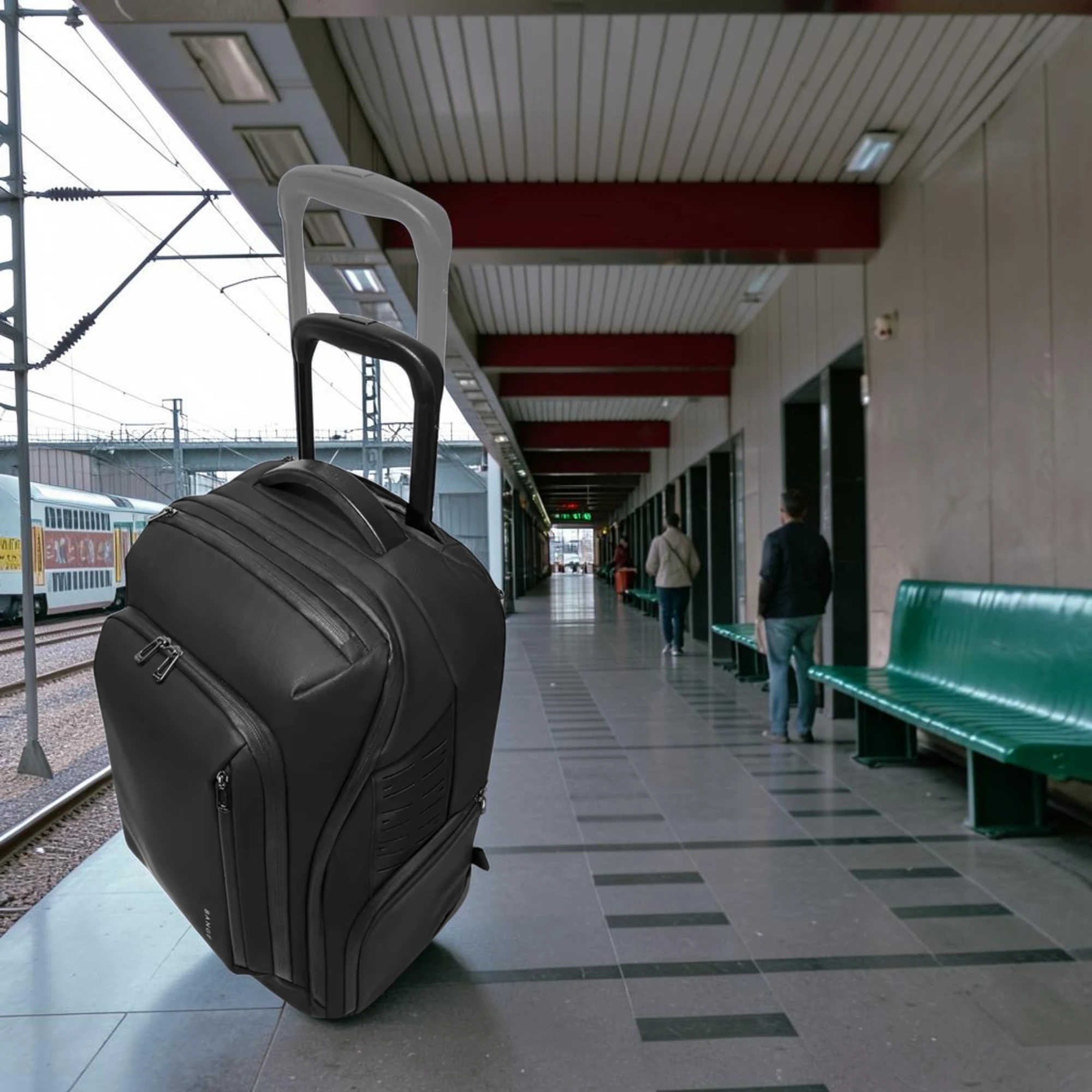 Bange 8079 Σακίδιο Τροχοτσάντα 2 σε 1 50L Μαύρο