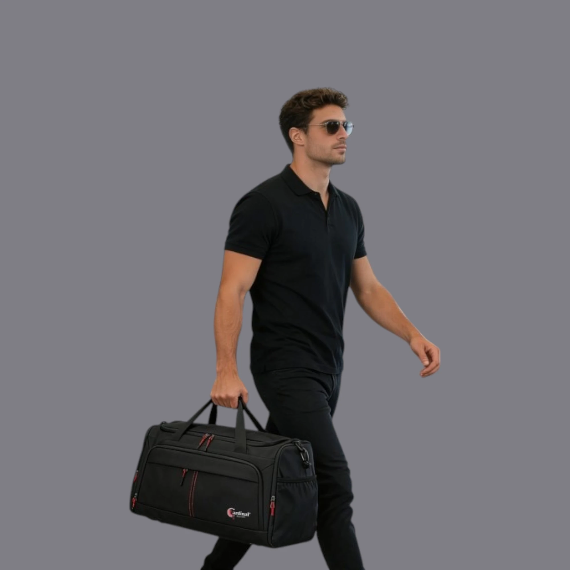Cardinal 8357 Σάκος Ταξιδίου 60x28x29cm Μαύρο