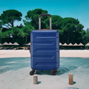 Securitech by Delsey Slash Βαλίτσα Καμπίνας Expandable 55x35x23/25cm Μπλε