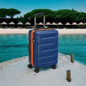 Securitech by Delsey Slash Βαλίτσα Καμπίνας Expandable 55x35x23/25cm Μπλε